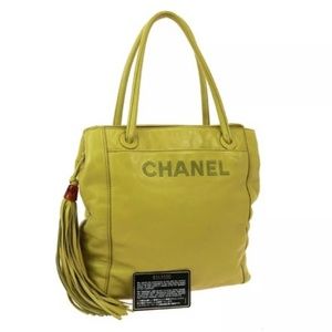 Chanel fringe tote